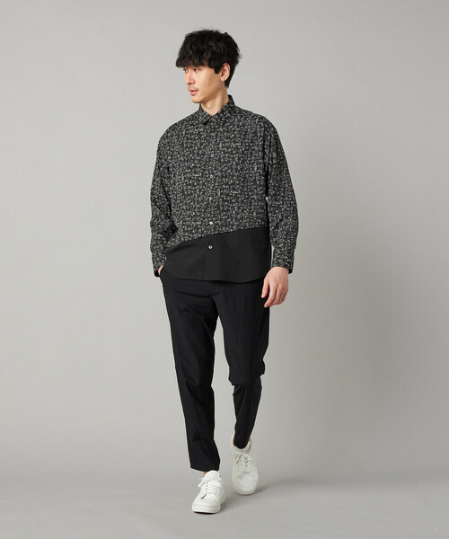 COMME CA MEN（コムサメン）の「【接触冷感・撥水】【メリルハイテンション】スリムパンツ（その他パンツ・メンズ・グレー/ブラック・L/M）」の7枚目の写真