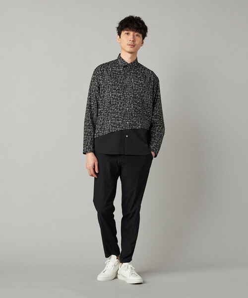 COMME CA MEN（コムサメン）の「【接触冷感・撥水】【メリルハイテンション】スリムパンツ（その他パンツ・メンズ・グレー/ブラック・L/M）」の8枚目の写真