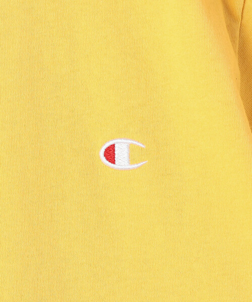 FREAK'S STORE(フリークスストア)の「限定展開 Champion/チャンピオン キッズ ショートスリーブTシャツ ベーシック チャンピオン(Tシャツ/カットソー・メンズ・イエロー/ネイビー/ホワイト/ブラック・120/130/140/150)」の8枚目の写真