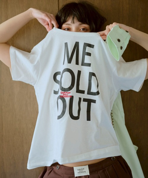 common gull products.(コモンガルプロダクツ)の「巡る言葉とTシャツ(Tシャツ/カットソー・レディース・杢グレー/ホワイト系/サックスブルー・MEDIUM/SMALL/LARGE)」の2枚目の写真