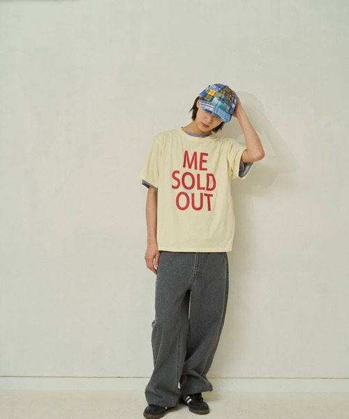 common gull products.(コモンガルプロダクツ)の「巡る言葉とTシャツ(Tシャツ/カットソー・レディース・杢グレー/ホワイト系/サックスブルー・MEDIUM/SMALL/LARGE)」の18枚目の写真