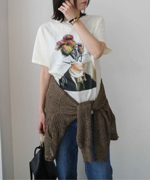 Pqran | アートプリントTシャツ(Tシャツ/カットソー)