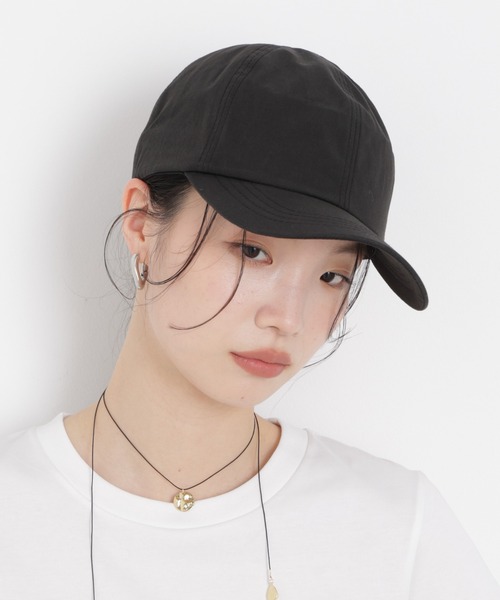 Healthknit(ヘルスニット)の「Healthknit/別注ワンポイント刺繍CAP(キャップ・レディース・ブラック/ライトベージュ・FREE)」の1枚目の写真