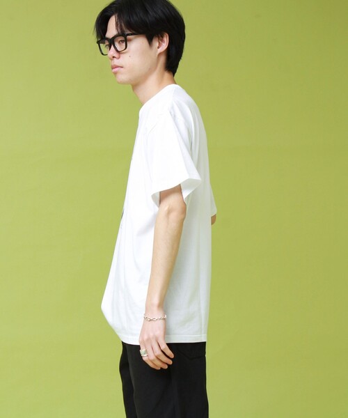 GEVACO（ゲバコ）の「【GEVACO/ゲバコ】プリントＴシャツ（Tシャツ/カットソー・メンズ・ライトグレー/ホワイト/ネイビー・L/M）」の8枚目の写真