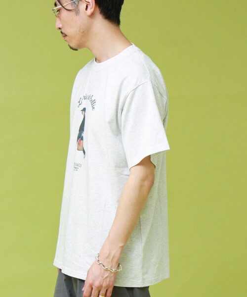 GEVACO（ゲバコ）の「【GEVACO/ゲバコ】プリントＴシャツ（Tシャツ/カットソー・メンズ・ライトグレー/ホワイト/ネイビー・L/M）」の19枚目の写真