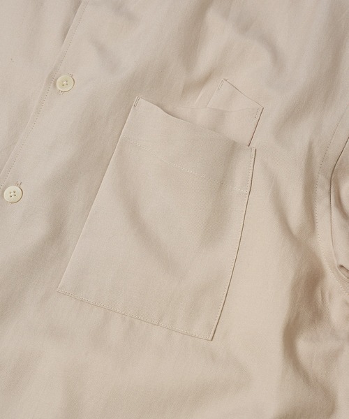 WhoWhat(フーワット)の「ORIGAMI POCKET SHIRT <LONG SL>(シャツ/ブラウス・メンズ・ベージュ/ピンク系その他・S/M)」の4枚目の写真