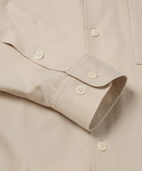 WhoWhat(フーワット)の「ORIGAMI POCKET SHIRT <LONG SL>(シャツ/ブラウス・メンズ・ベージュ/ピンク系その他・S/M)」の5枚目の写真