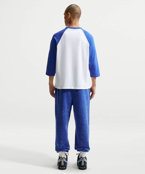 NIKE(ナイキ)の「ナイキ スポーツウェア クラブ メンズ 3/4スリーブ ラグラン トップ / Nike Sportswear Club Men's 3/4-Sleeve Raglan Top IF0756-480 Game Royal(Tシャツ/カットソー・メンズ・ロイヤルブルー・S/M/L/2XL/XL)」の11枚目の写真