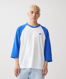 ナイキ スポーツウェア クラブ メンズ 3/4スリーブ ラグラン トップ / Nike Sportswear Club Men's 3/4-Sleeve Raglan Top IF0756-480 Game Royal
