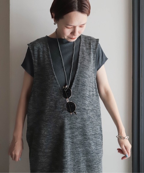 rapiecage(ラピエサージュ)の「2wayビーズネックレス&グラスホルダー(ネックレス・レディース・グレー/アイボリー・FREE)」の6枚目の写真