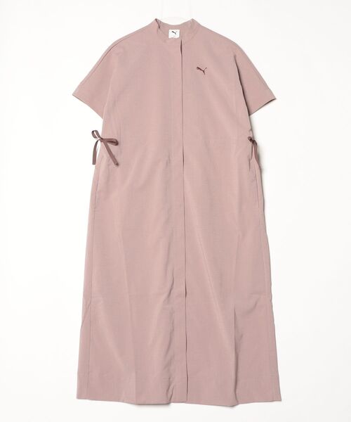 PUMA(プーマ)の「プーマ PUMA リネンミックスマテリアル ドレス(ワンピース・レディース・スモークピンク/ブラック/ブルー・S/M/L/XL)」の3枚目の写真