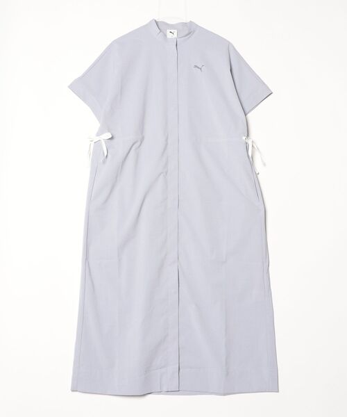 PUMA(プーマ)の「プーマ PUMA リネンミックスマテリアル ドレス(ワンピース・レディース・スモークピンク/ブラック/ブルー・S/M/L/XL)」の1枚目の写真