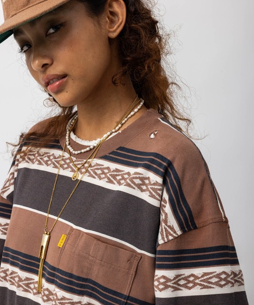 UNION（UNION TOKYO）（ユニオン）の「UNION TOKYO  KENMORE TEE  ユニオントーキョー Tシャツ（Tシャツ/カットソー・メンズ・ダークブラウン/ネイビー・XL/L/M/S）」の9枚目の写真