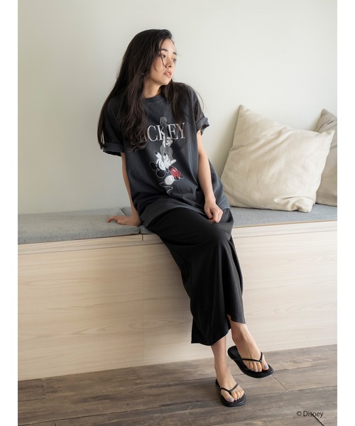 Ungrid（アングリッド）の「MICKEY / ロックTee（Tシャツ/カットソー・レディース・チャコールグレー/オフホワイト・FREE）」の15枚目の写真