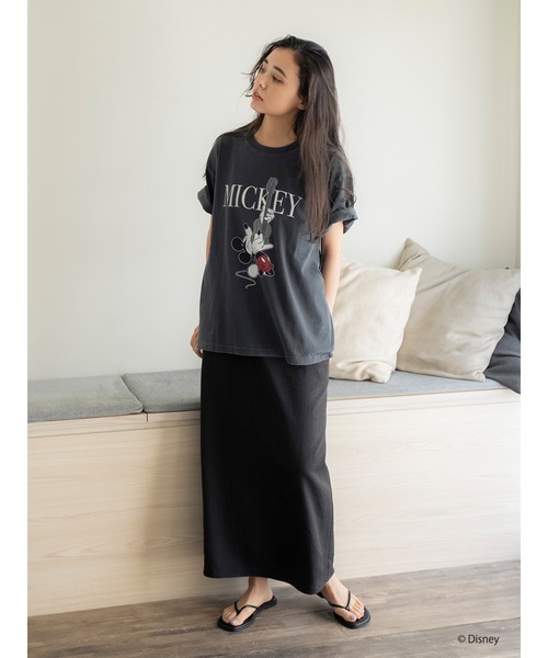 Ungrid（アングリッド）の「MICKEY / ロックTee（Tシャツ/カットソー・レディース・チャコールグレー/オフホワイト・FREE）」の16枚目の写真