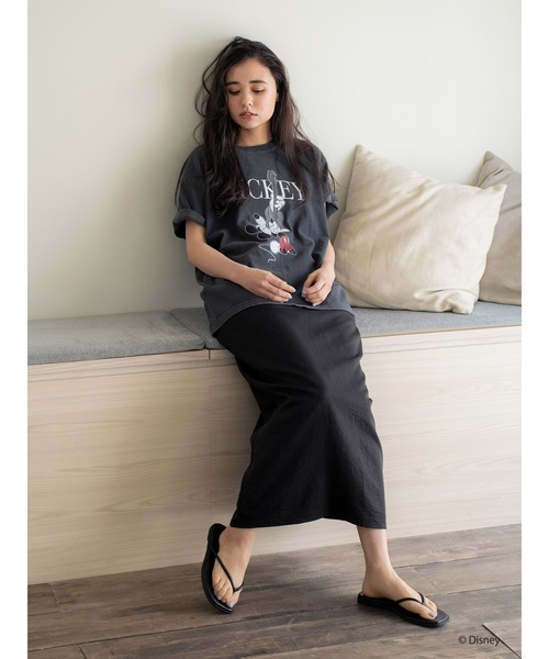 Ungrid（アングリッド）の「MICKEY / ロックTee（Tシャツ/カットソー・レディース・チャコールグレー/オフホワイト・FREE）」の19枚目の写真