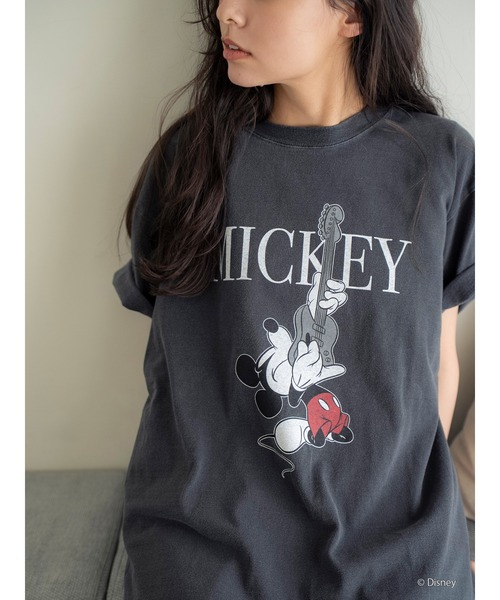 Ungrid（アングリッド）の「MICKEY / ロックTee（Tシャツ/カットソー・レディース・チャコールグレー/オフホワイト・FREE）」の13枚目の写真