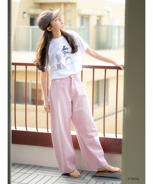 Ungrid（アングリッド）の「MICKEY / ロックTee（Tシャツ/カットソー・レディース・チャコールグレー/オフホワイト・FREE）」の6枚目の写真