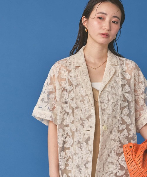 Gready Brilliant（グレディブリリアン）の「クロスステッチ刺繍テーラードジャケット（テーラードジャケット・レディース・オフホワイト/ブラック・FREE）」の11枚目の写真