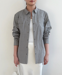 EDIT. FOR LULU | チェックウエスタンシャツ(シャツ/ブラウス)