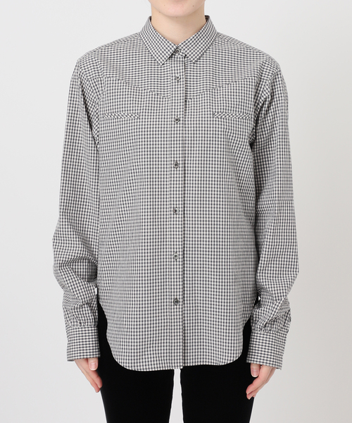 EDIT. FOR LULU（エディットフォールル）の「チェックウエスタンシャツ（シャツ/ブラウス・レディース・ベージュ/ブラック・FREE）」の12枚目の写真