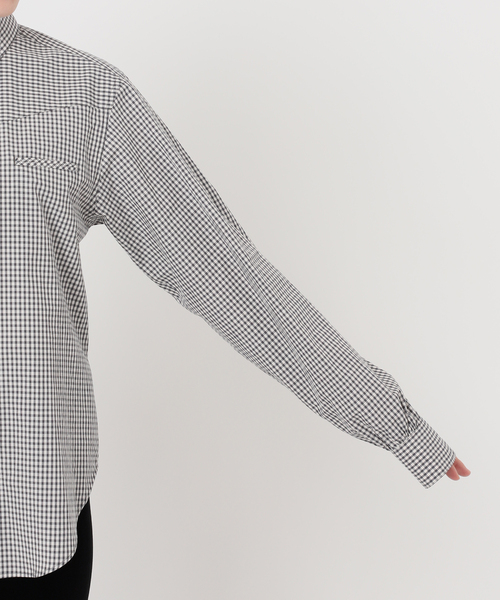 EDIT. FOR LULU（エディットフォールル）の「チェックウエスタンシャツ（シャツ/ブラウス・レディース・ベージュ/ブラック・FREE）」の16枚目の写真