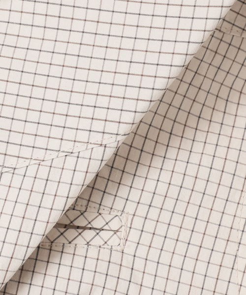 EDIT. FOR LULU（エディットフォールル）の「チェックウエスタンシャツ（シャツ/ブラウス・レディース・ベージュ/ブラック・FREE）」の3枚目の写真