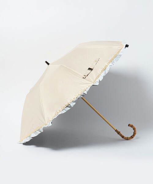 Athena New York(アシーナニューヨーク)の「【一部別注】<Athena New York>NOLITA 晴雨兼用 折りたたみ傘(折りたたみ傘・レディース・ベージュ/ブラック・FREE)」の2枚目の写真