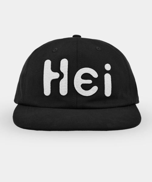 HEISAN(ハイサン)の「◇HEISAN◇ブランド直輸入正規品/HEI ビッグロゴ フェルト キャップ HEI BIG LOGO FELT CAP(キャップ・レディース・ブラック/ブルー/ブラウン/レッド/ライトグレー/ダークネイビー・FREE)」の2枚目の写真