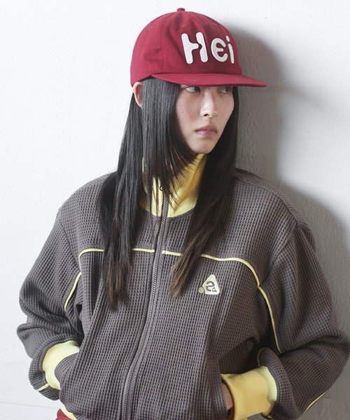 HEISAN(ハイサン)の「◇HEISAN◇ブランド直輸入正規品/HEI ビッグロゴ フェルト キャップ HEI BIG LOGO FELT CAP(キャップ・レディース・ブラック/ブルー/ブラウン/レッド/ライトグレー/ダークネイビー・FREE)」の8枚目の写真