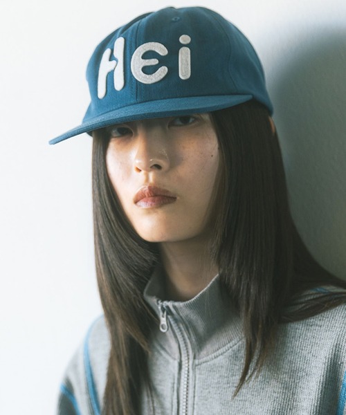 HEISAN(ハイサン)の「◇HEISAN◇ブランド直輸入正規品/HEI ビッグロゴ フェルト キャップ HEI BIG LOGO FELT CAP(キャップ・レディース・ブラック/ブルー/ブラウン/レッド/ライトグレー/ダークネイビー・FREE)」の10枚目の写真