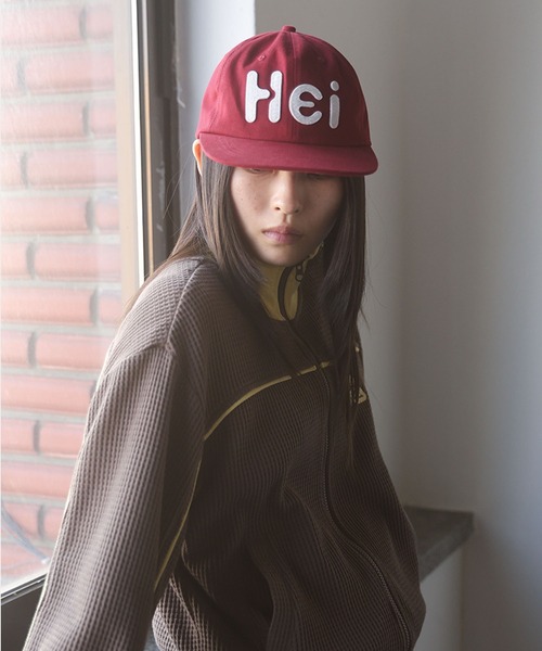 HEISAN(ハイサン)の「◇HEISAN◇ブランド直輸入正規品/HEI ビッグロゴ フェルト キャップ HEI BIG LOGO FELT CAP(キャップ・レディース・ブラック/ブルー/ブラウン/レッド/ライトグレー/ダークネイビー・FREE)」の13枚目の写真