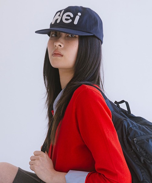 HEISAN(ハイサン)の「◇HEISAN◇ブランド直輸入正規品/HEI ビッグロゴ フェルト キャップ HEI BIG LOGO FELT CAP(キャップ・レディース・ブラック/ブルー/ブラウン/レッド/ライトグレー/ダークネイビー・FREE)」の12枚目の写真