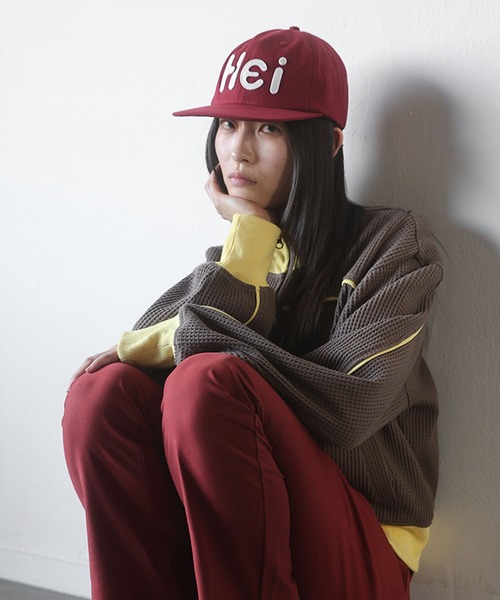 HEISAN(ハイサン)の「◇HEISAN◇ブランド直輸入正規品/HEI ビッグロゴ フェルト キャップ HEI BIG LOGO FELT CAP(キャップ・レディース・ブラック/ブルー/ブラウン/レッド/ライトグレー/ダークネイビー・FREE)」の14枚目の写真
