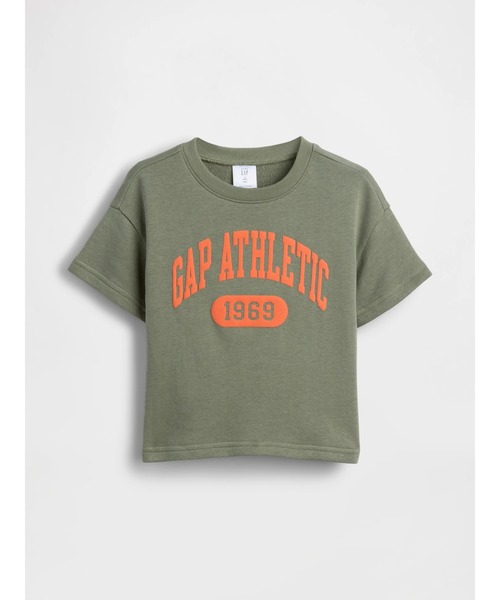 GAP（ギャップ）の「babyGap フレンチテリー 半袖 スウェットシャツ（スウェット・キッズ・ブラック/グリーン/イエロー/ネイビー・70cm/80ｃｍ/90cm/95cm/100cm/105cm/110cm）」の3枚目の写真
