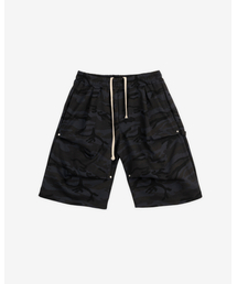 INEXCIS（イネクシス）の「トリプルカモバルーンショーツ (ブラック)（その他パンツ）」