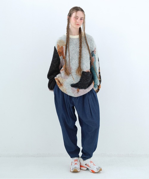 bedsidedrama（ベットサイドドラマ）の「Dim Dream Knit Sweater（ニット/セーター・レディース・ブラック/ホワイト・1）」の6枚目の写真