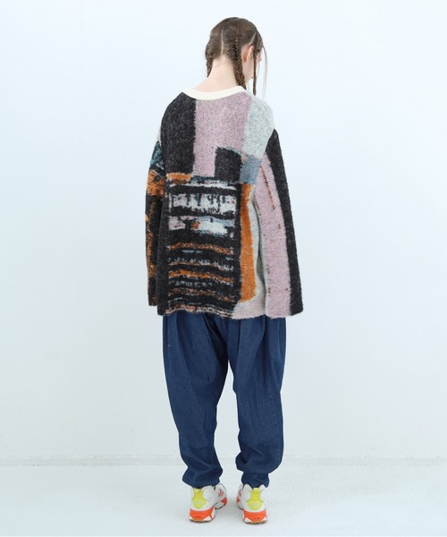 bedsidedrama（ベットサイドドラマ）の「Dim Dream Knit Sweater（ニット/セーター・レディース・ブラック/ホワイト・1）」の8枚目の写真