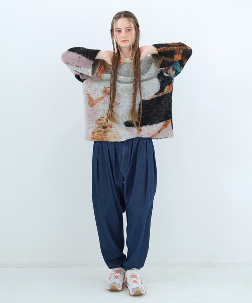 bedsidedrama（ベットサイドドラマ）の「Dim Dream Knit Sweater（ニット/セーター・レディース・ブラック/ホワイト・1）」の9枚目の写真