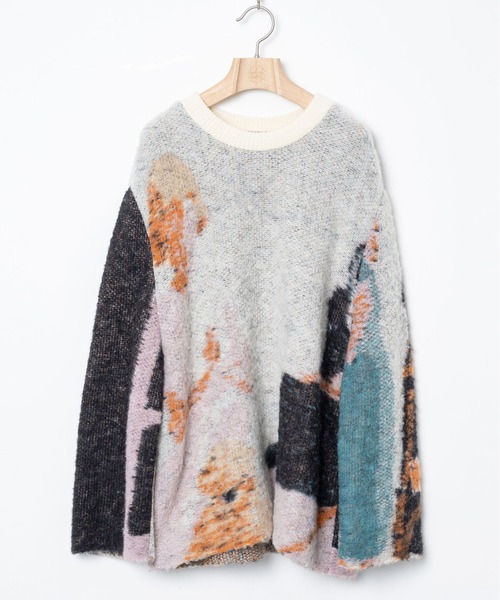 bedsidedrama（ベットサイドドラマ）の「Dim Dream Knit Sweater（ニット/セーター・レディース・ブラック/ホワイト・1）」の15枚目の写真