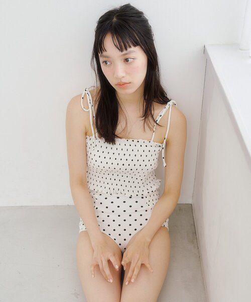 セール】《WEB限定》シャーリングスイムウェア（水着）｜mystic
