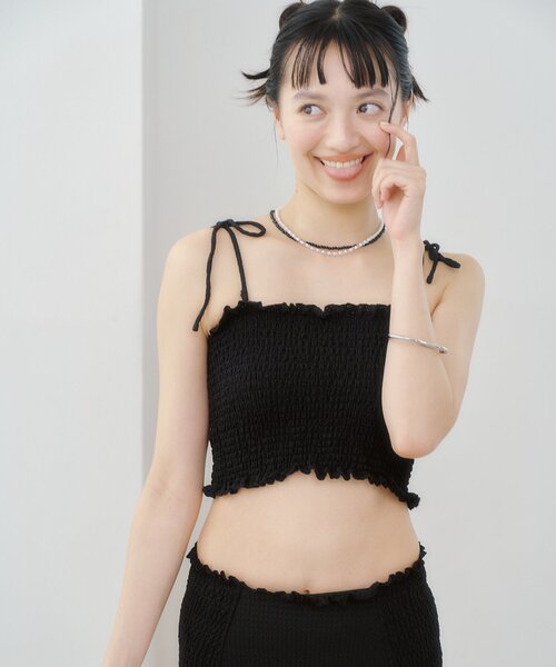 セール】《WEB限定》シャーリングスイムウェア（水着）｜mystic