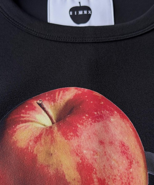 SHAREEF(シャリーフ)の「"APPLE " S/S BIG-T(Tシャツ/カットソー・メンズ・ブラック/チャコール/ホワイト・1/2/3)」の6枚目の写真