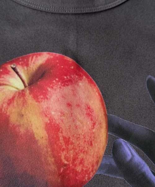 SHAREEF(シャリーフ)の「"APPLE " S/S BIG-T(Tシャツ/カットソー・メンズ・ブラック/チャコール/ホワイト・1/2/3)」の8枚目の写真
