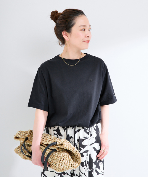 Champion（チャンピオン）の「ウォッシャブル / Champion / チャンピオン SHORT SLEEVE T-SHIRT（Tシャツ/カットソー・レディース・ブラック/ホワイト/パープル/スカイブルー・FREE）」の8枚目の写真