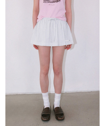 Stripe Layered Shorts Blue