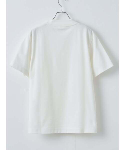 TRANSITION(トランジション)の「【TRANSITION】スーピマコットンポンチハイバックネッククルーネックTEE(Tシャツ/カットソー・メンズ・ブルー系/ブラック/ホワイト系1・2/3)」の4枚目の写真