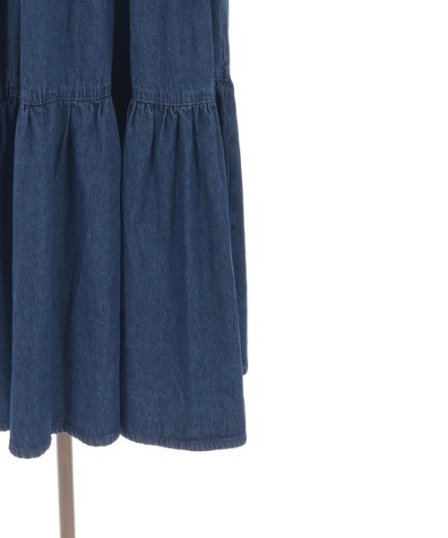 axes femme POETIQUE（アクシーズファムポエティック）の「リボンショルダーデニムＯＰ（ワンピース・レディース・インディゴブルー/ブルー/ワンウォッシュ・MEDIUM）」の20枚目の写真