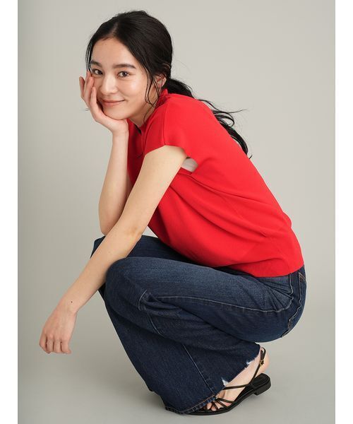 Mila Owen(ミラオーウェン)の「ハイネックブラウジングニットプルオーバー(ニット/セーター・レディース・レッド/ホワイト/イエロー/その他/ブラック・1/0)」の12枚目の写真