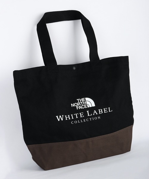 THE NORTH FACE(ザノースフェイス)の「【韓国限定・日本未入荷】THE NORTH FACE BLOCK CANVAS BAG / ノースフェイス 配色キャンバストート A4収納可 大容量 マチあり ロゴバッグ(トートバッグ・メンズ・クリーム/ブラック/ダークブルー・FREE)」の2枚目の写真